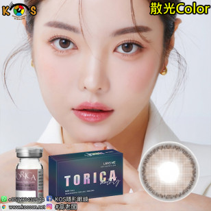 【散光】Lensme Torica Kiss Brown 토리카 키스 브라운 (난시 교정용) 每月抛棄散光彩妝隱形眼鏡